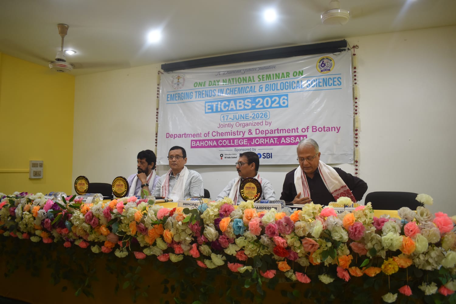 NATIONAL SEMINAR ON EMERGING TRENDS IN CHEMICAL &amp; BIOLOGICAL SCIENCES